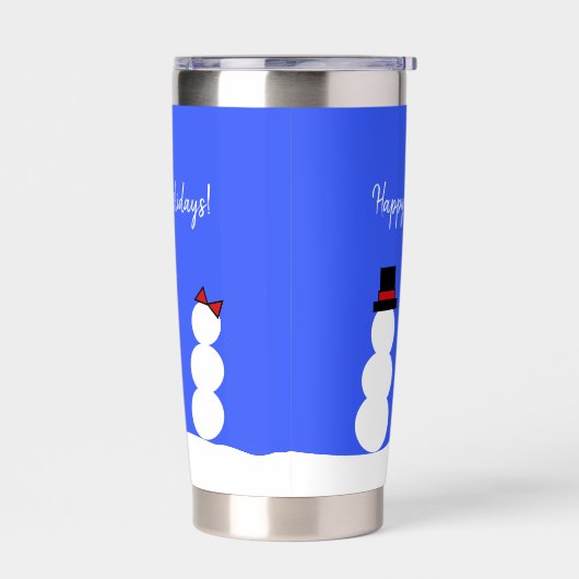 Snowpeople Insulate Tumbler Geïsoleerde Drinkbeker (Links)