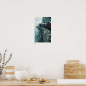 Snowpiercer Trein Rolling op het Edge Poster (Keuken)