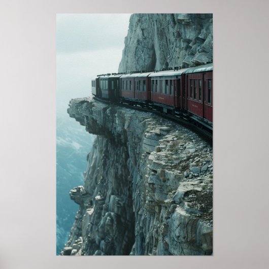 Snowpiercer Trein Rolling op het Edge Poster (Voorkant)