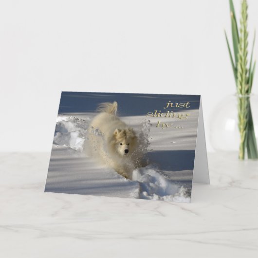 Snowplow Birthday Card Kaart (Voorkant)