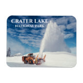 Snowplow Clearing Road, Crater Lake National Park Magneet (Horizontaal)