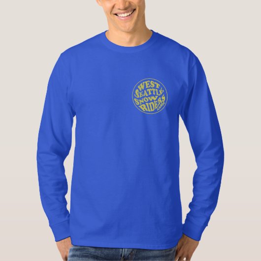 Snowriders Blue T-shirt (Voorkant)