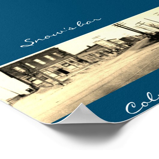 Snow's Bar Columbus Ohio poster (Hoek)