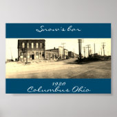 Snow's Bar Columbus Ohio poster (Voorkant)