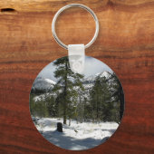 Snows in het personeel in Arizona en in Mt Elden Sleutelhanger (Voorkant)