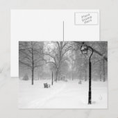 Snowscape II, Philadelphia Briefkaart (Voorkant / Achterkant)