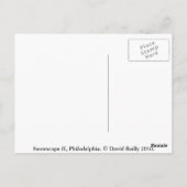 Snowscape II, Philadelphia Briefkaart (Achterkant)