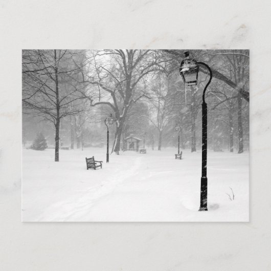 Snowscape II, Philadelphia Briefkaart (Voorkant)