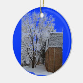 Snowscapes van New Jersey Keramisch Ornament (Links)