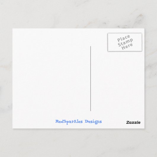 Snowscapes van NJ Briefkaart (Achterkant)