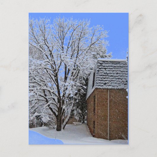 Snowscapes van NJ Briefkaart (Voorkant)