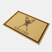 Snowschoenen - Welkom Deurmat (Schuin)