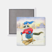 Snowshoe Cat Magnet (Voorkant / Achterkant)