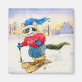 Snowshoe Cat Magnet (Voorkant)