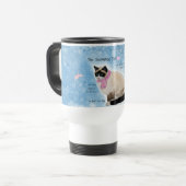 Snowshoe Cat Travel Mug Reisbeker (Voorkant links)
