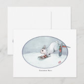 Snowshoe Hare Briefkaart (Voorkant / Achterkant)