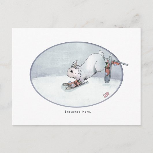 Snowshoe Hare Briefkaart (Voorkant)