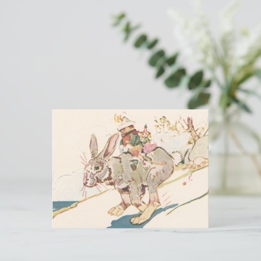 Snowshoe Hare Briefkaart (Staand voorkant)