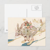 Snowshoe Hare Briefkaart (Voorkant / Achterkant)