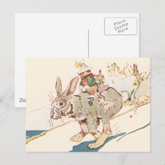 Snowshoe Hare Briefkaart (Voorkant / Achterkant)