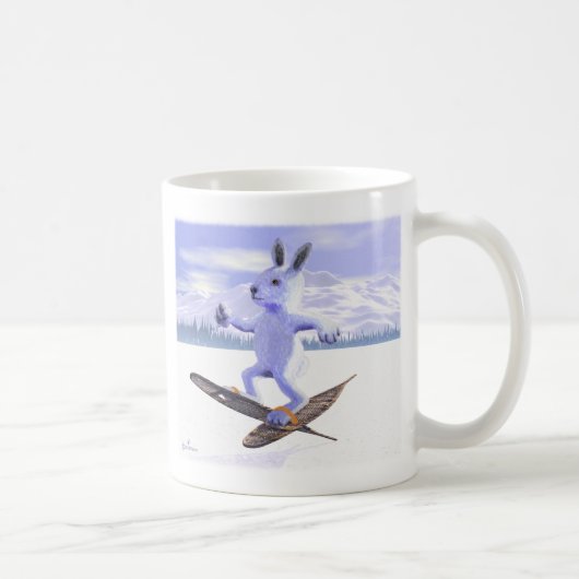 Snowshoe Hare Koffiemok (Rechts)