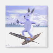 Snowshoe Hare Magneet (Voorkant)