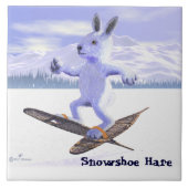 Snowshoe Hare Tegeltje (Voorkant)