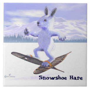 Snowshoe Hare Tegeltje