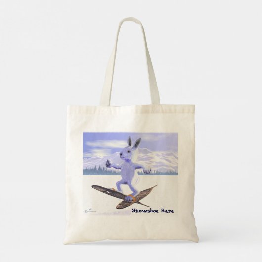 Snowshoe Hare Tote Bag (Achterkant)