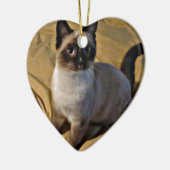 Snowshoe Kitten Gifts Keramisch Ornament (Links)