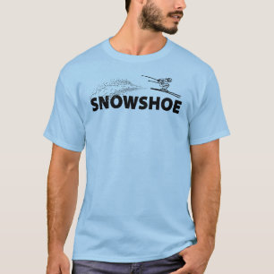 Snowshoe Mountain West Virginia Skiër T-shirt
