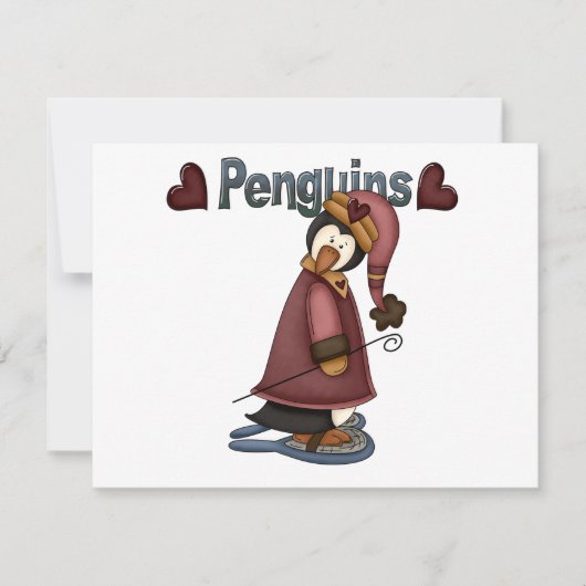 Snowshoe Penguin T-shirts en cadeaus (Voorkant)