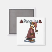 Snowshoe Penguin T-shirts en cadeaus Magneet (Voorkant / Achterkant)