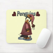 Snowshoe Penguin T-shirts en cadeaus Muismat (Met muis)