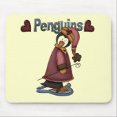 Snowshoe Penguin T-shirts en cadeaus Muismat (Voorkant)