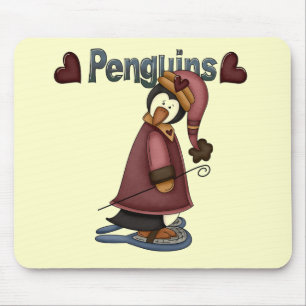 Snowshoe Penguin T-shirts en cadeaus Muismat