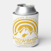 Snowshoe West Virginia Mountain Blikjeskoeler (Blikje Voorkant)