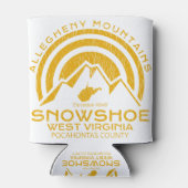 Snowshoe West Virginia Mountain Blikjeskoeler (Achterkant)