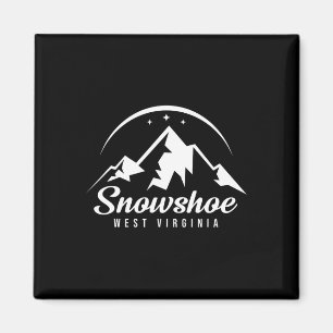 Snowshoe West Virginia Ski Resort Skiën Snowboard Magneet