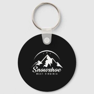 Snowshoe West Virginia Ski Resort Skiën Snowboard Sleutelhanger