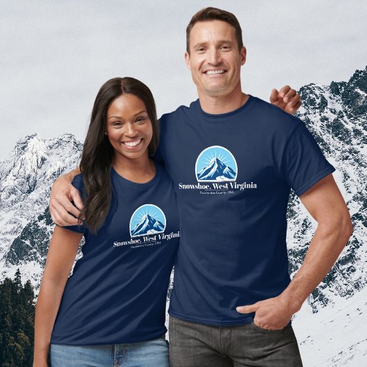Snowshoe West Virginia skigebied souvenir cadeau T-shirt