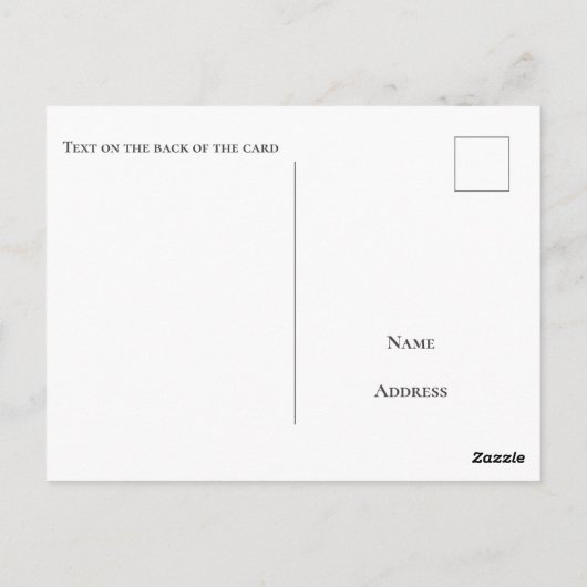 Snowshoe West Virginia USA skigebied Briefkaart (Achterkant)