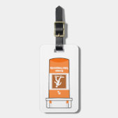 Snowshoeing Is My Drug Bagagelabel (Voorkant verticaal)