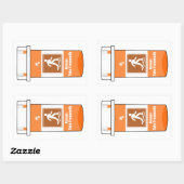 Snowshoeing Is My Drug Rechthoekige Sticker (Vel)