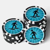 Snowshoeing poker chips (Opstapeling)