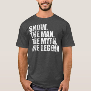 SnowSnow Familienaam Sneeuw achternaam Sneeuw Acht T-shirt