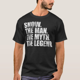SnowSnow Familienaam Sneeuw achternaam Sneeuw Acht T-shirt