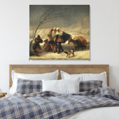 Snowstorm 1786-87 canvas afdruk (Insitu (Slaapkamer))