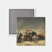 Snowstorm 1786-87 magneet (Voorkant / Achterkant)