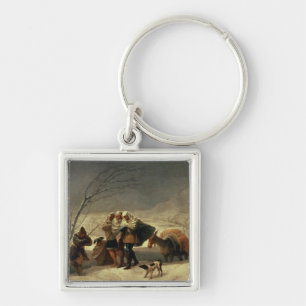 Snowstorm 1786-87 sleutelhanger